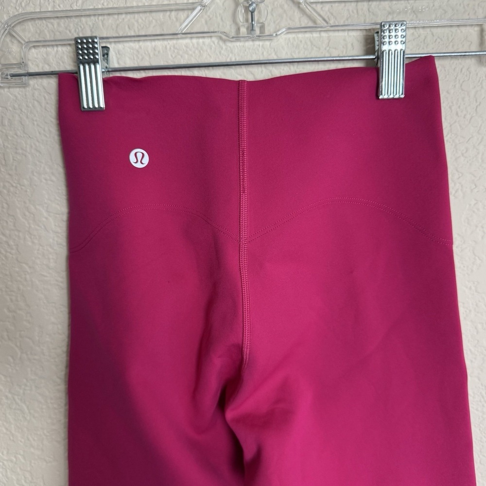 Lululemon Glow Up Super High Rise Tight 4 Raspberry Coulis Leggings 25" Worn 1x